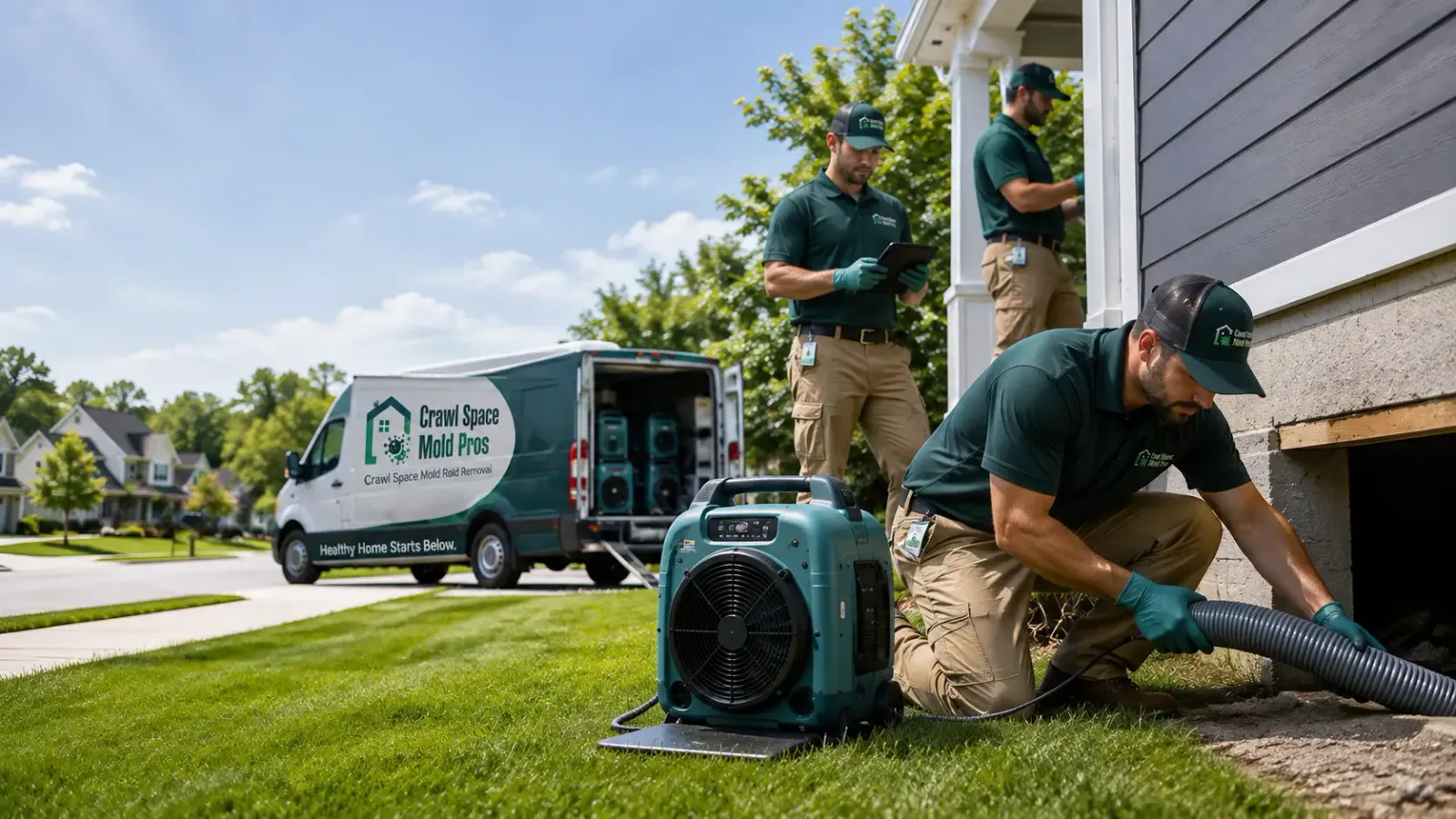 Crawl Space Mold Removal in Vernon Center, MN